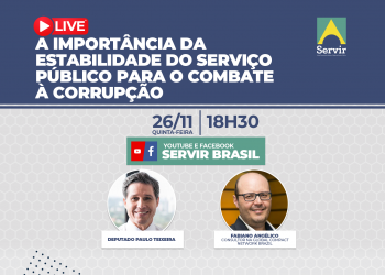 Live da Servir Brasil debate a importância da estabilidade no serviço público