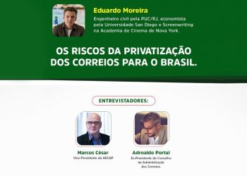 Live vai discutir riscos da privatização dos Correios para o Brasil