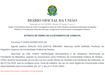 Servir Brasil denuncia intimidação contra docentes que criticaram governo federal